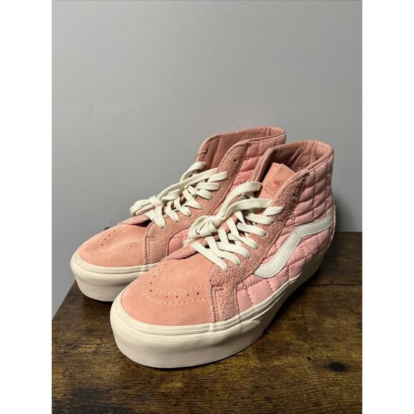 Size 9.5 JFG x VANS Sk8-Hi Reissue Platform LX Joe Freshgoods High Coral Almond - Picture 5 of 12